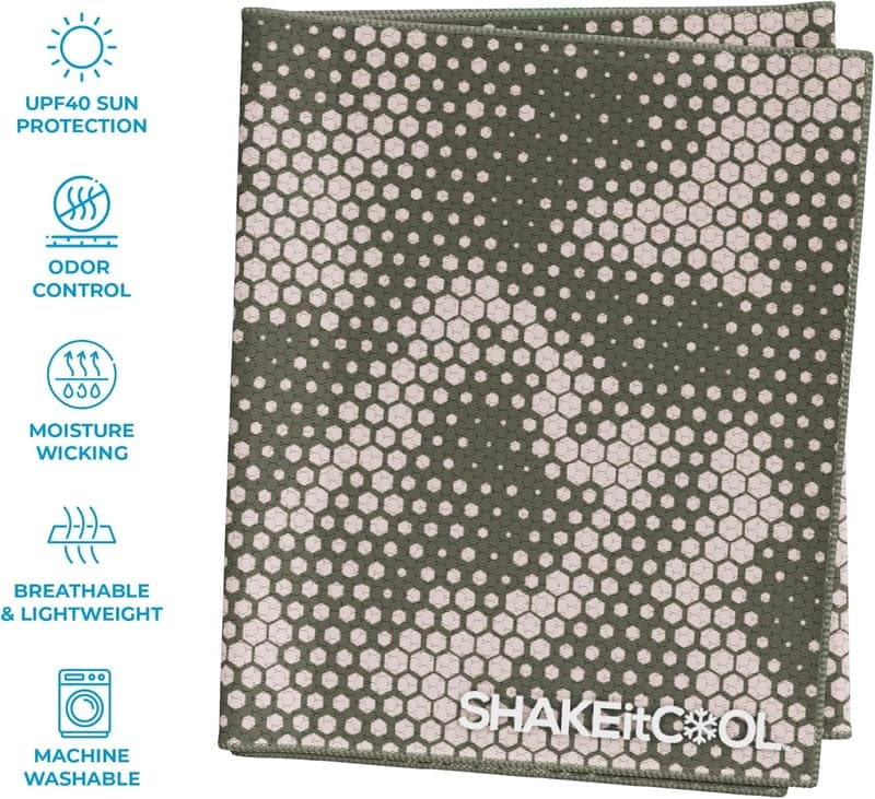 Cooling Towel – Green Camo Heat Relief