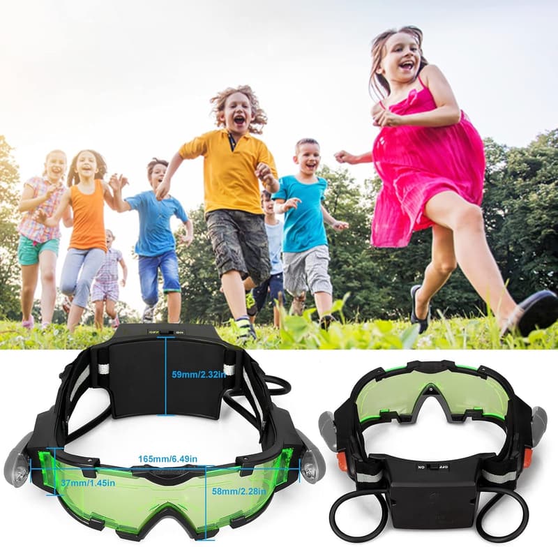 Kids Night Vision Goggles with Green Lens