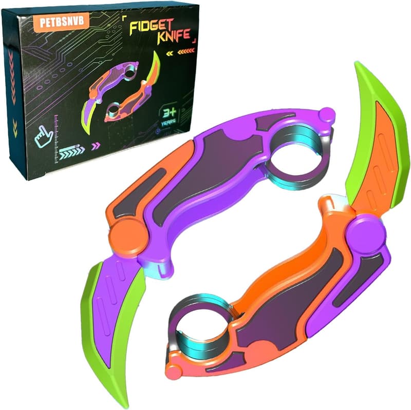 Fidget Claw Knife Set: Anxiety Relief Toy for Kids & Adults