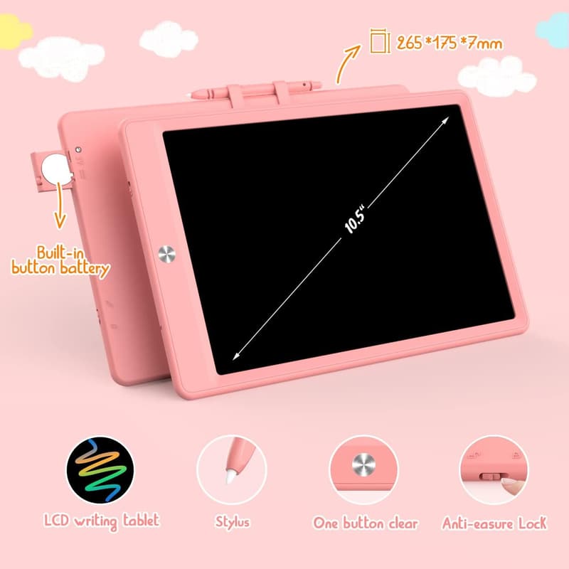 Travel Drawing Tablet for Kids - 10.5