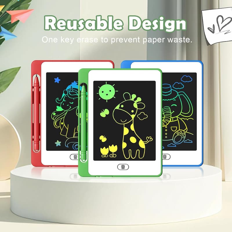 Birthday Gift LCD Writing Tablets for Kids, 6.5