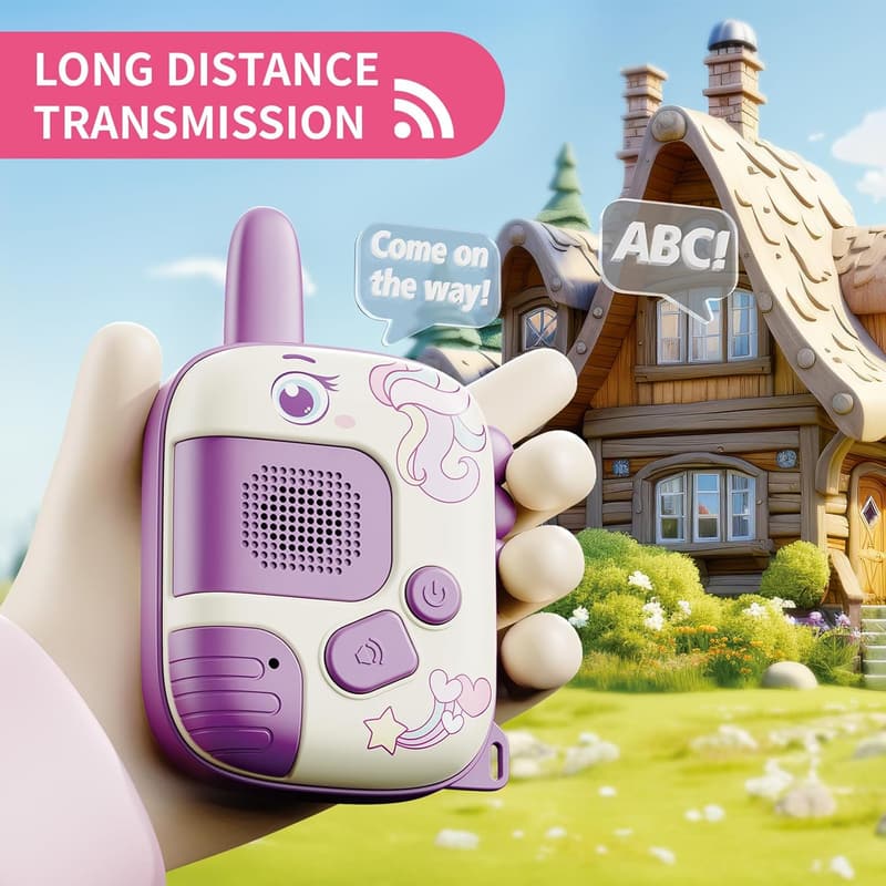 Birthday Unicorn Walkie Talkie Set for Girls