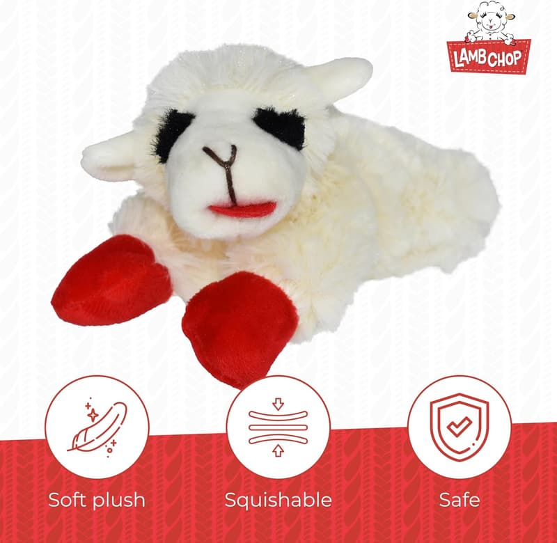 Dog Plush Squeaky Toy, Extra Soft 6