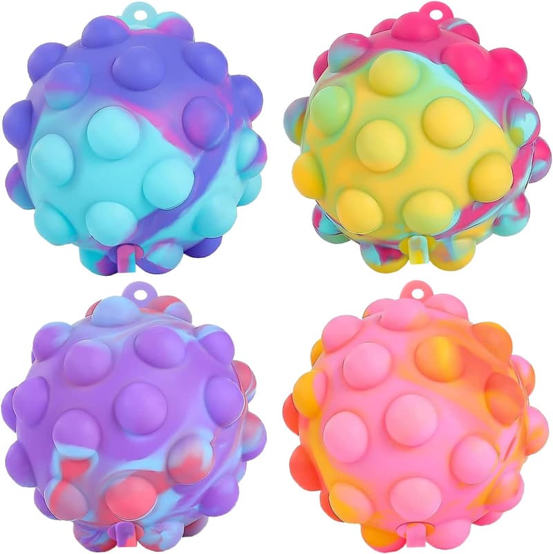Easter Sensory Fidget Balls – 4-Pack Stress Relief