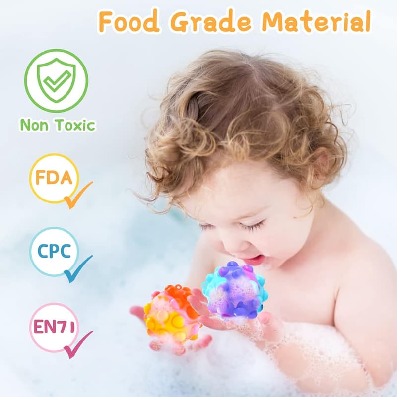 Easter Sensory Fidget Balls – 4-Pack Stress Relief