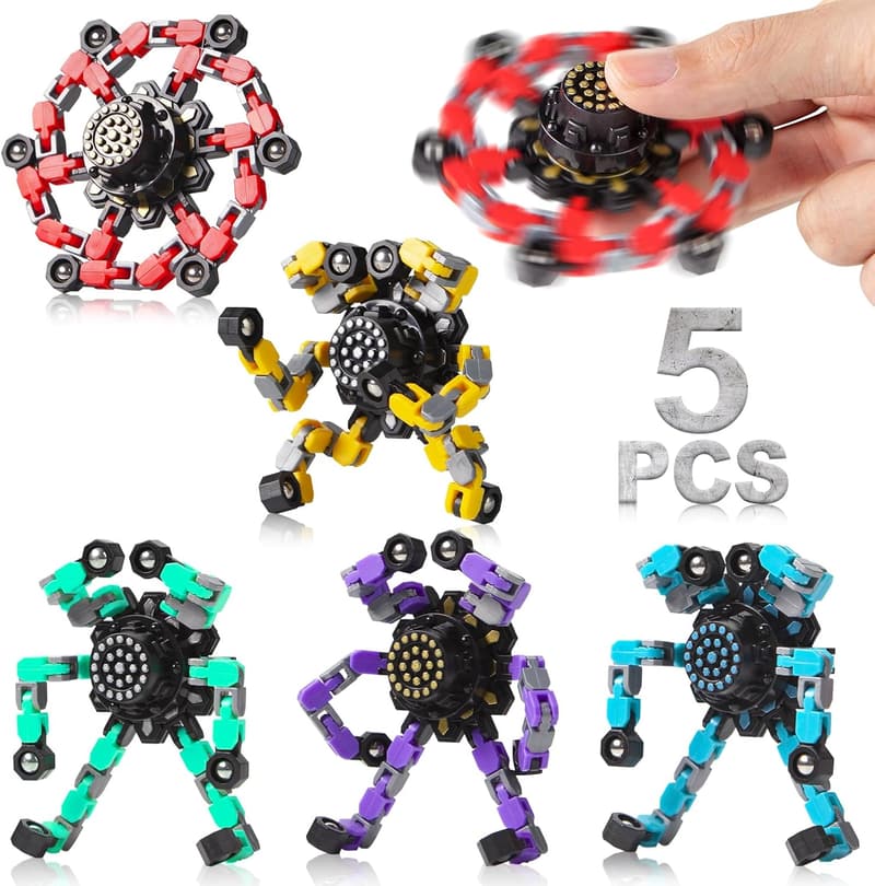 Birthday Party Fidget Spinner - Transformable Sensory Toy