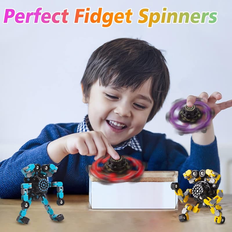Birthday Party Fidget Spinner - Transformable Sensory Toy