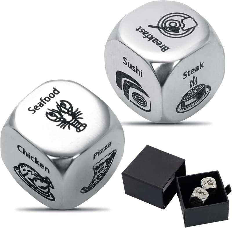 Anniversary Food Decision Dice Game for Couples
