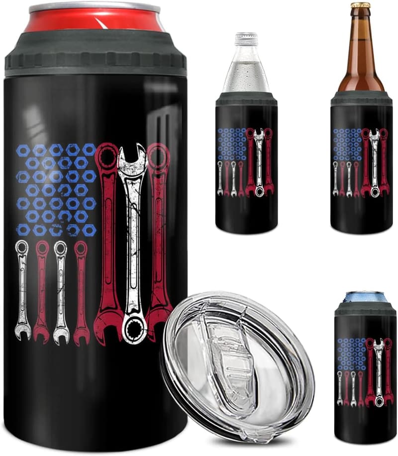 Father's Day Mechanic Tumbler, 16oz Stainless Steel