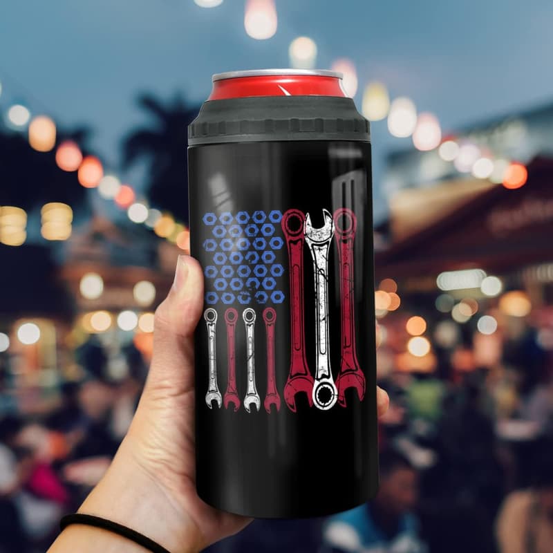 Father's Day Mechanic Tumbler, 16oz Stainless Steel