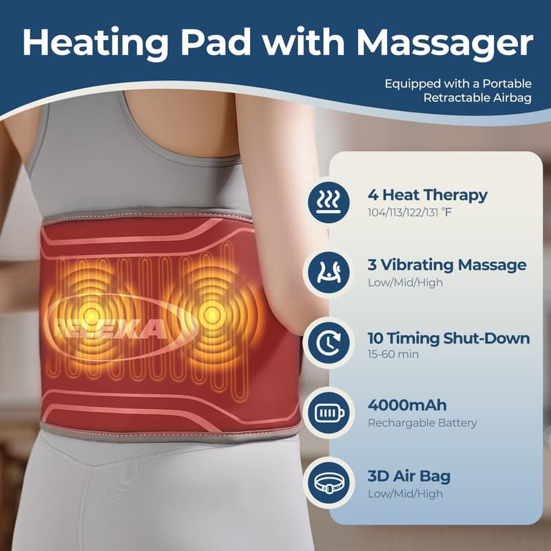 Back Pain Relief Heating Pad, 60