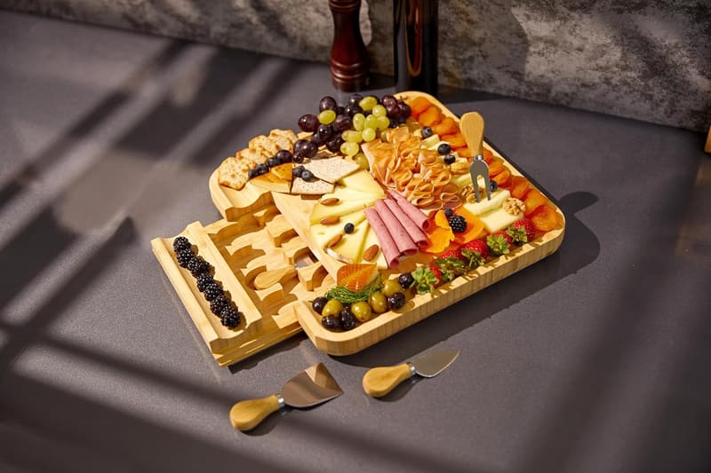 Wedding & Housewarming Bamboo Cheese Board Set