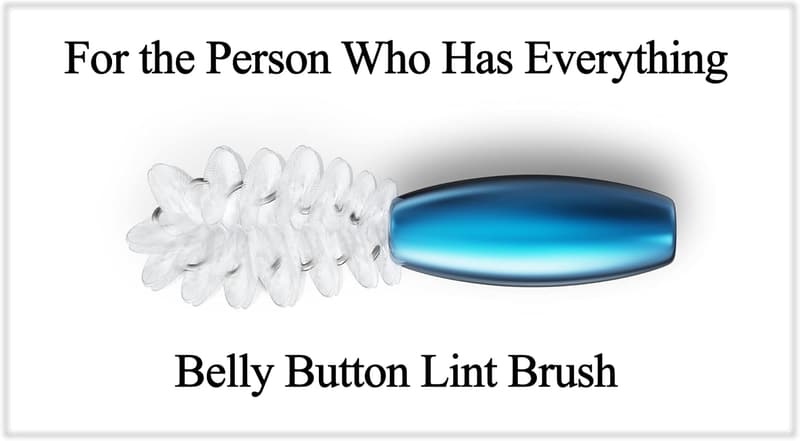 Valentine's Day Belly Button Lint Brush Gag Gift for Men