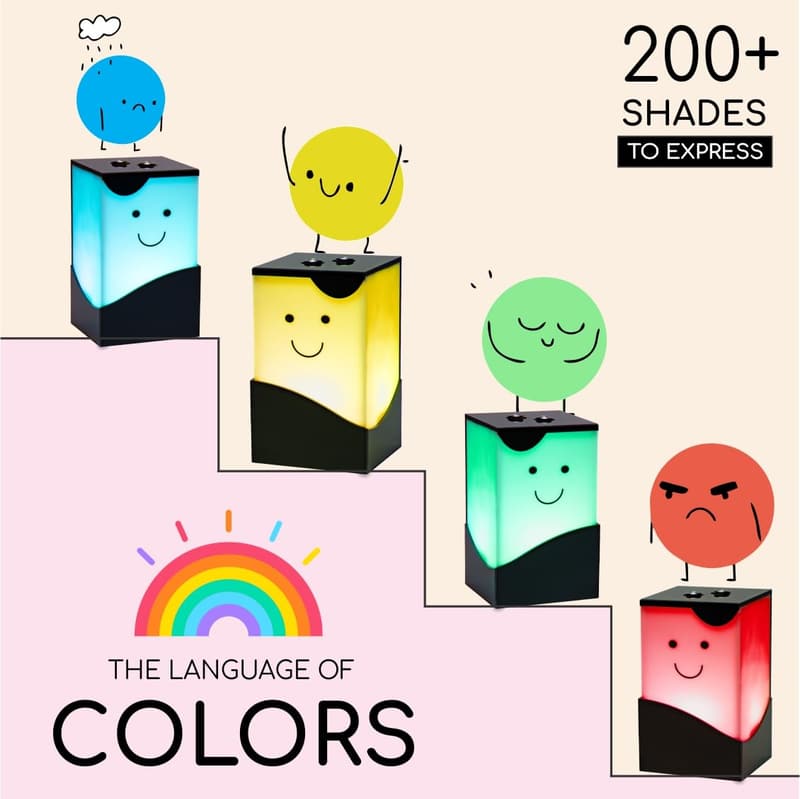 Friendship Telepathy Lamp Set - 200+ Colors, App-controlled