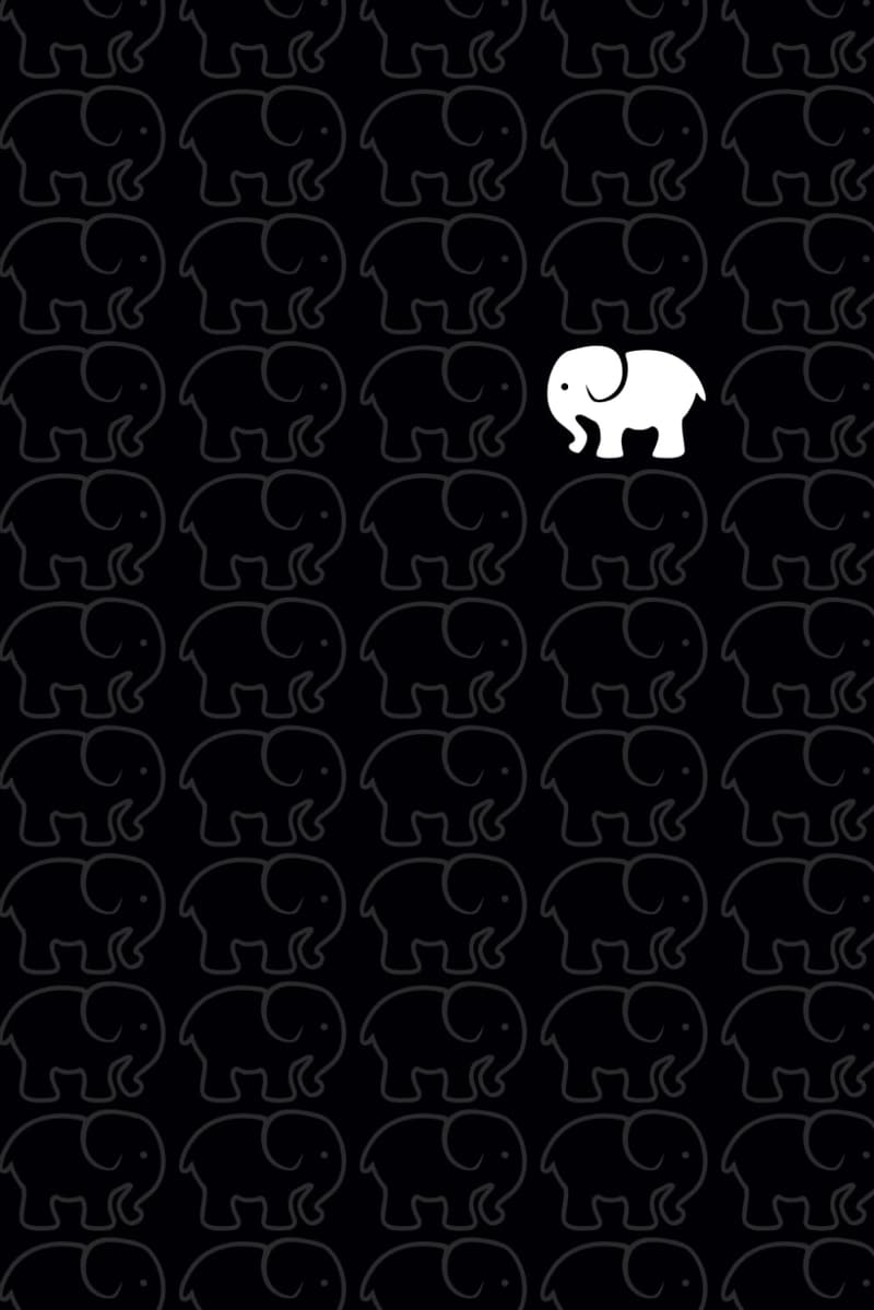 White Elephant Fun & Functional Notebook