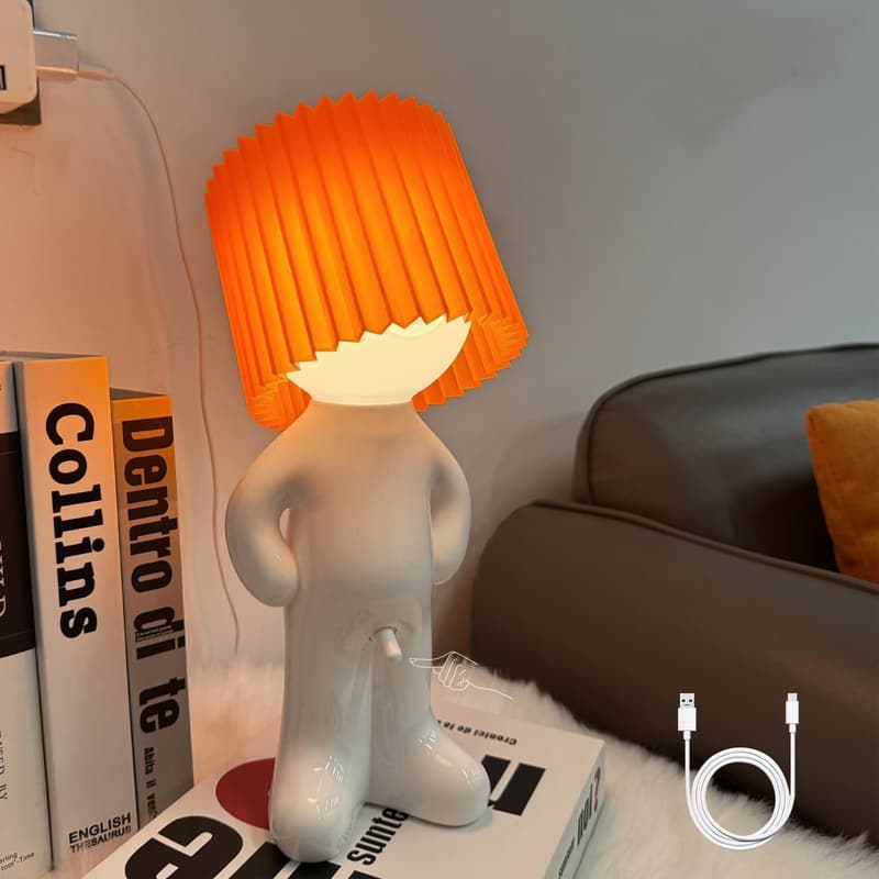 Naughty Anniversary Rechargeable Night Light (Orange)