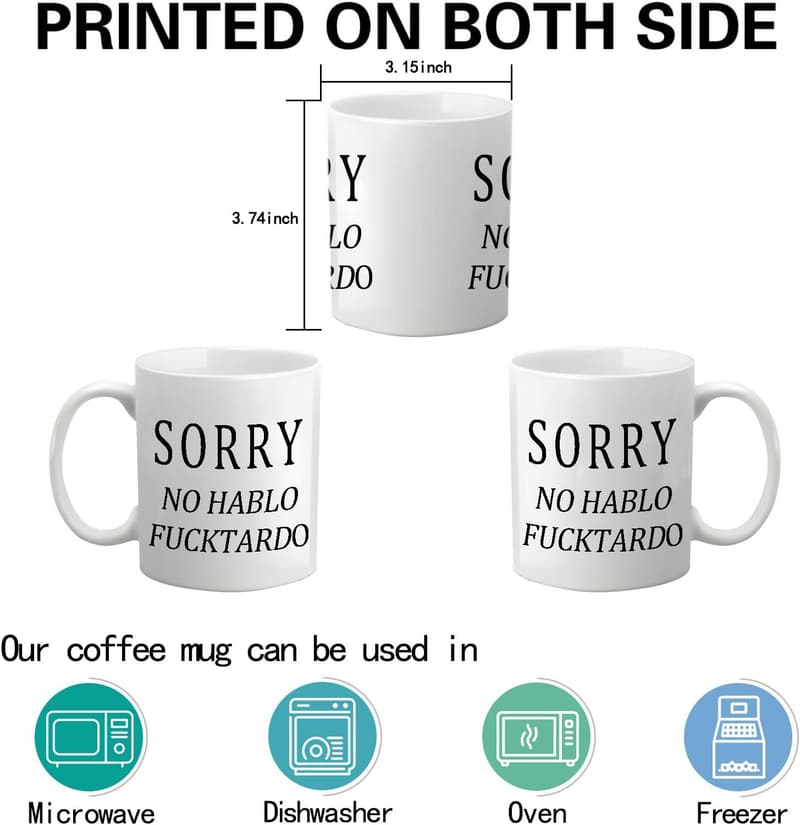 White Elephant Gift: Funny Quote Mug, 11 Oz
