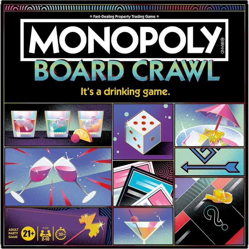 Adult Drinking Monopoly Game | Funny Party for 2-10 Players