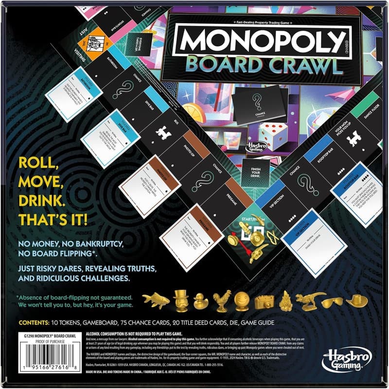 Adult Drinking Monopoly Game | Funny Party for 2-10 Players