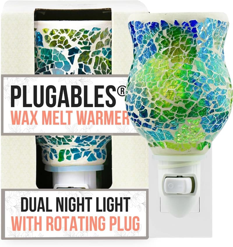Mosaic Wax Warmer Night Light (Multi-Color)