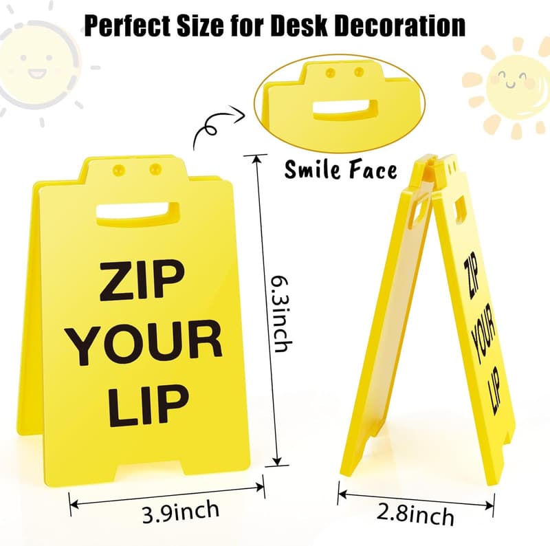 White Elephant Gag Gift: Funny Office Desk Sign