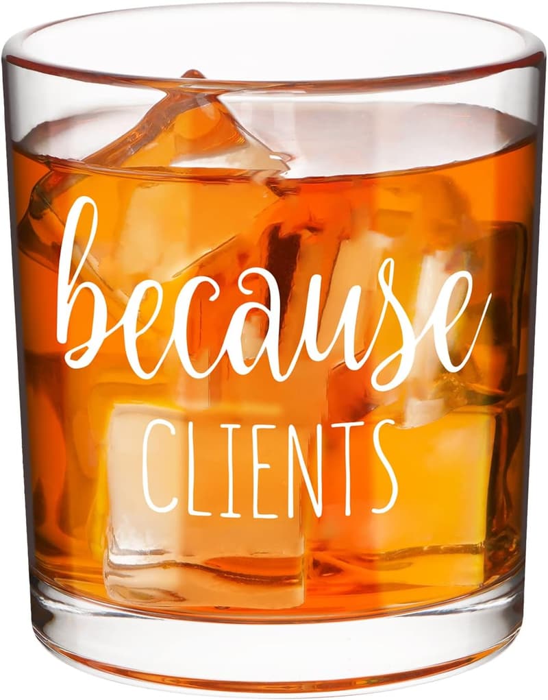 Christmas Gift Whiskey Glass for Men, 10 oz