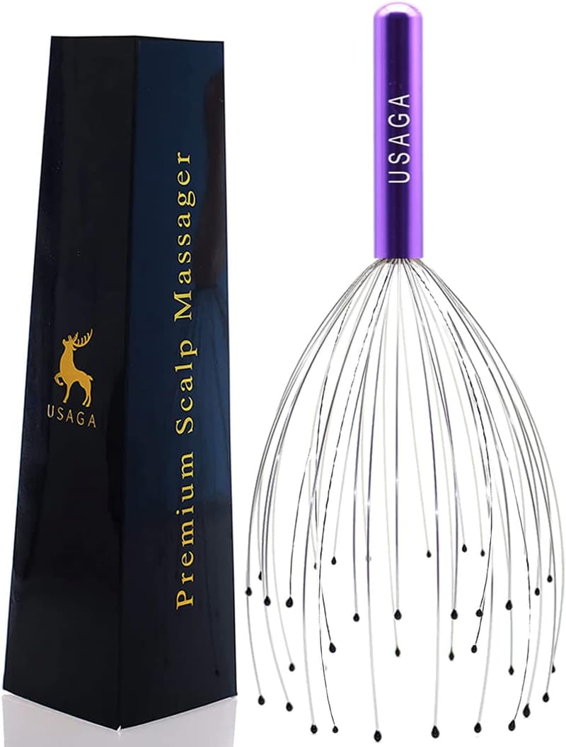 Head Massager Relaxation Tool (Purple)