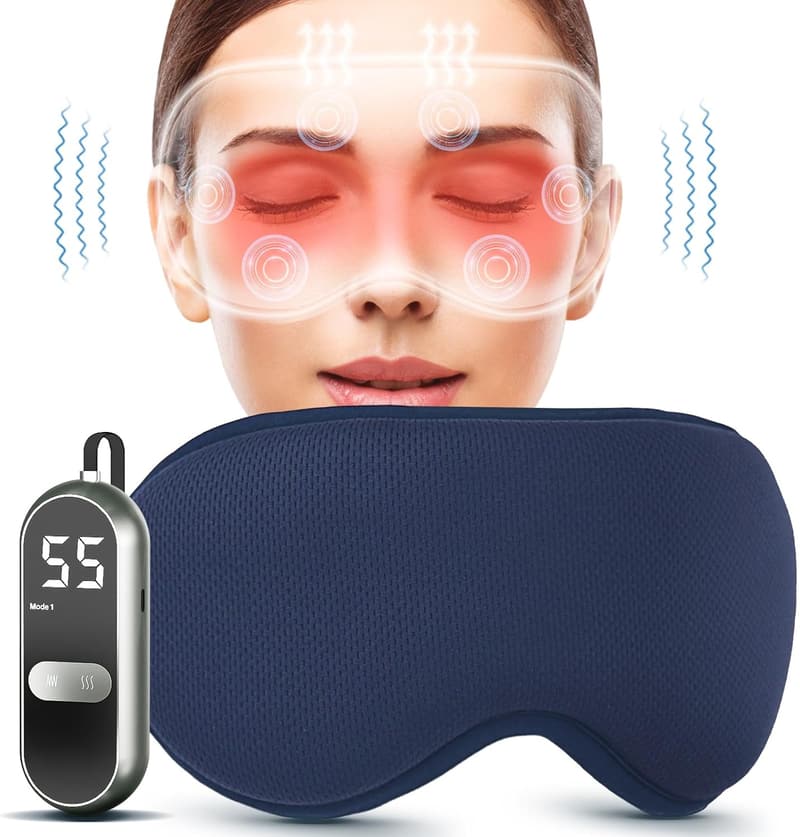 Father's Day Heated Eye Massager for Migraine Relief
