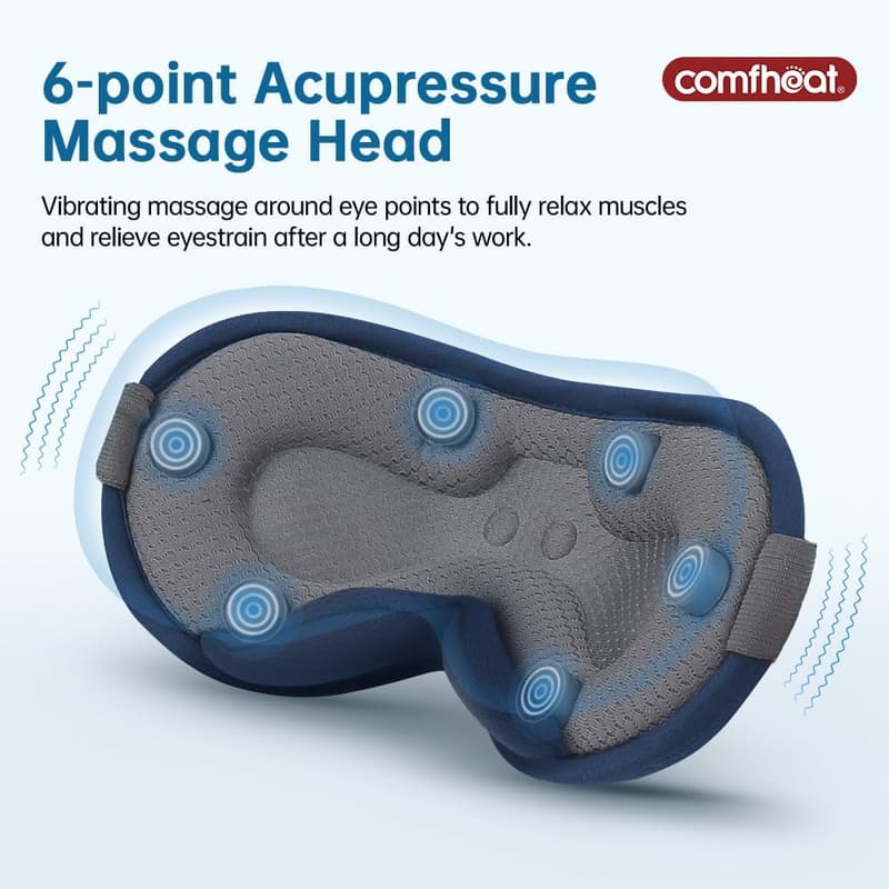 Father's Day Heated Eye Massager for Migraine Relief