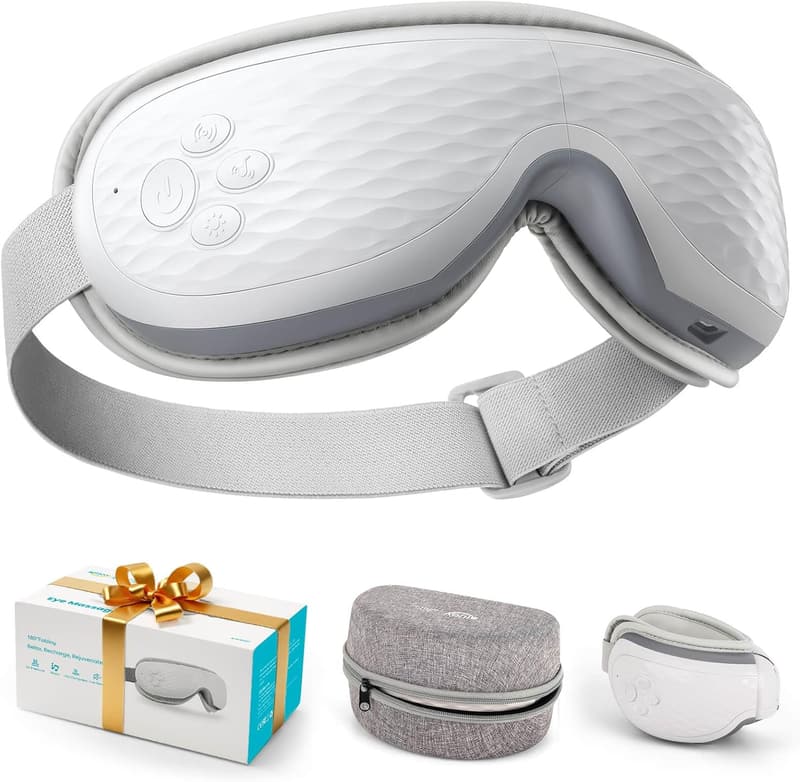 Father's Day Eye Massager with Heat & Bluetooth