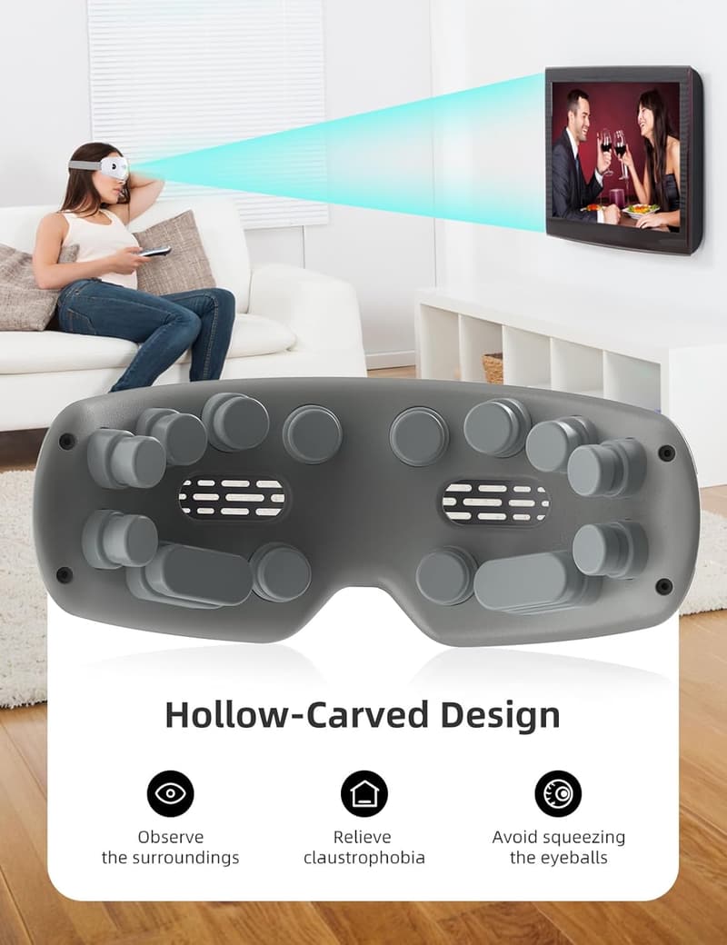 Birthday Gift Eye Massager with Heat & Vibration