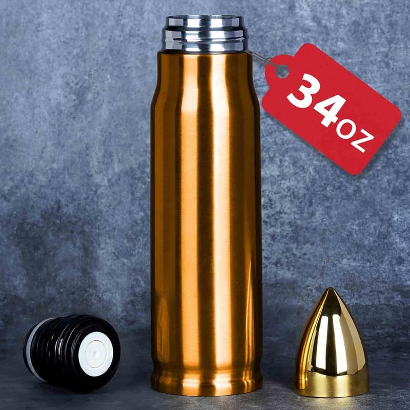 Christmas Copper Tumbler, 34 oz for Men