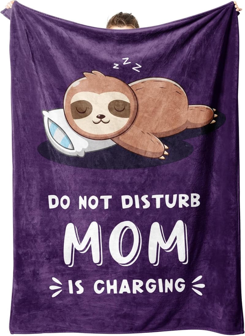 Mother's Day Sloth Blanket for Mom, 60