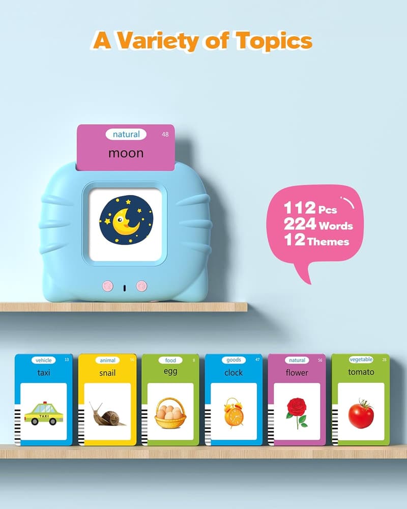 Montessori Language Flash Cards for Toddlers