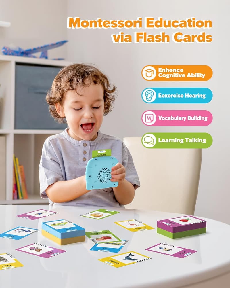 Montessori Language Flash Cards for Toddlers