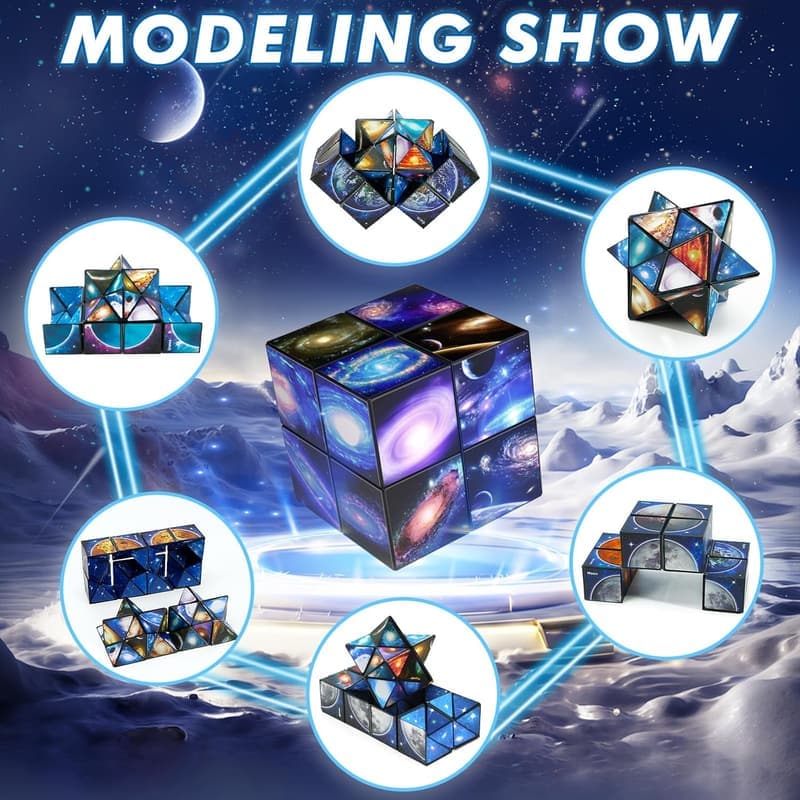 Yoshimoto Star Magic Cube Set for Kids & Adults