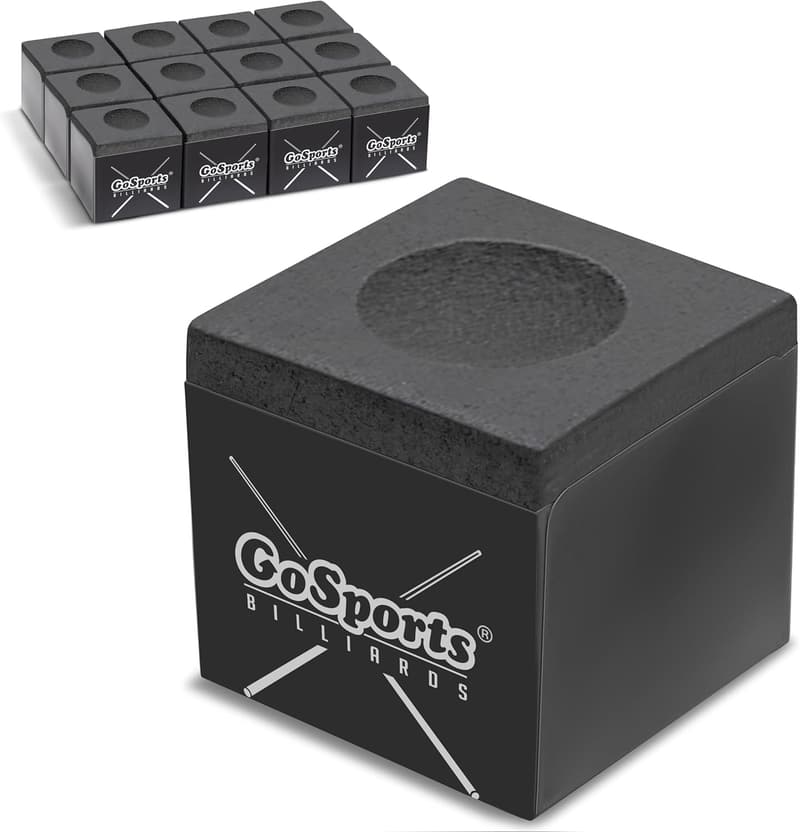 Billiards Pool Cue Chalk Set - 12 Pack