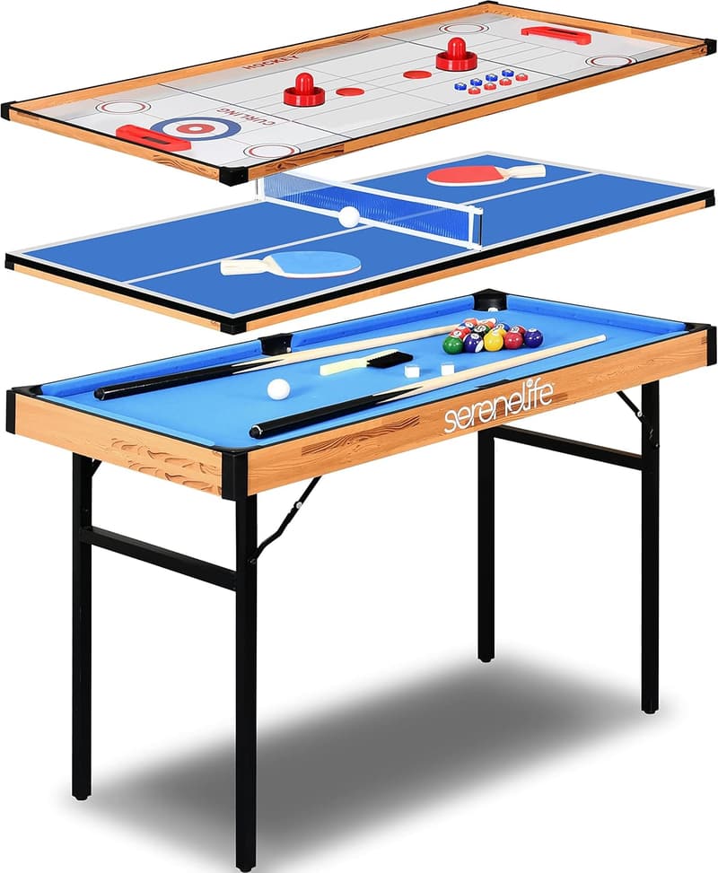 4-in-1 Portable Game Table for All Ages