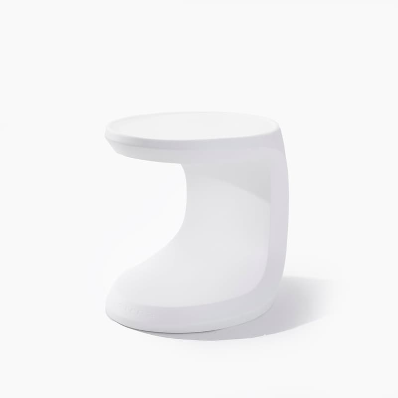 In-Pool Side Table, Waterproof Plastic, White