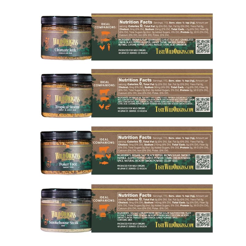 Grill Box Set with Non-GMO Ingredients, 16oz