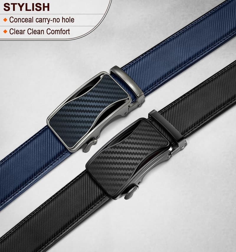 Men's Adjustable Ratchet Belt Duo