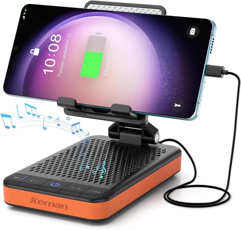 Birthday Tech Gadgets: Foldable Speaker & Phone Stand