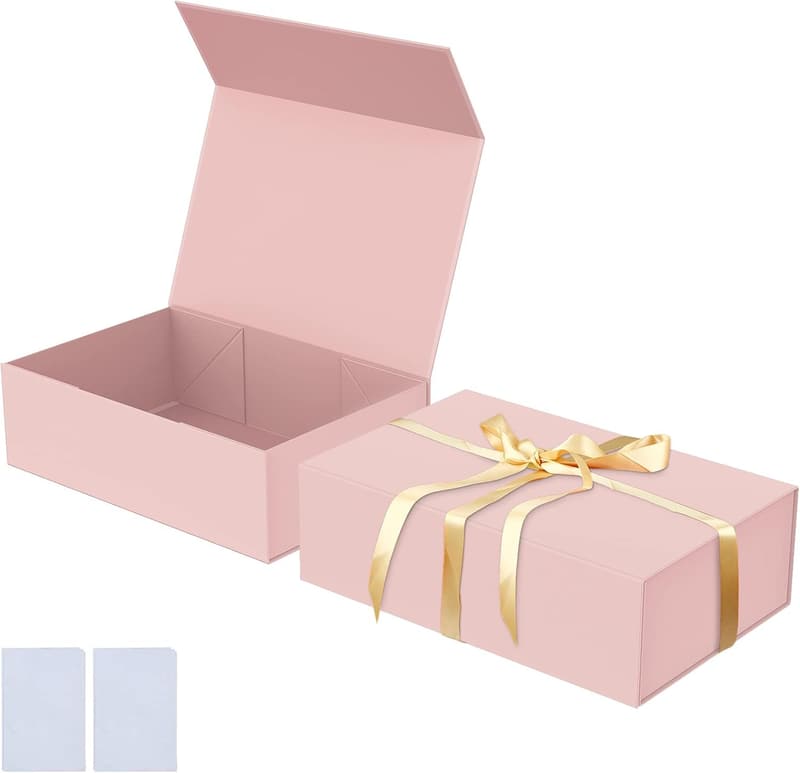 Mother's Day Luxury Gift Box with Ribbon Closure