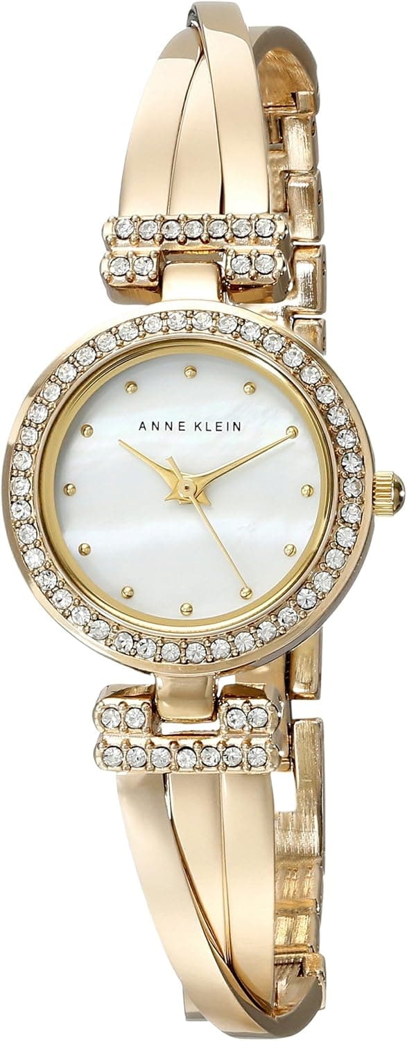 Women's Crystal Bangle Watch & Bracelet Set