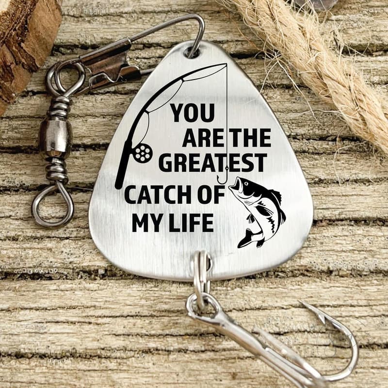 Anniversary Personalized Fishing Lure for Men