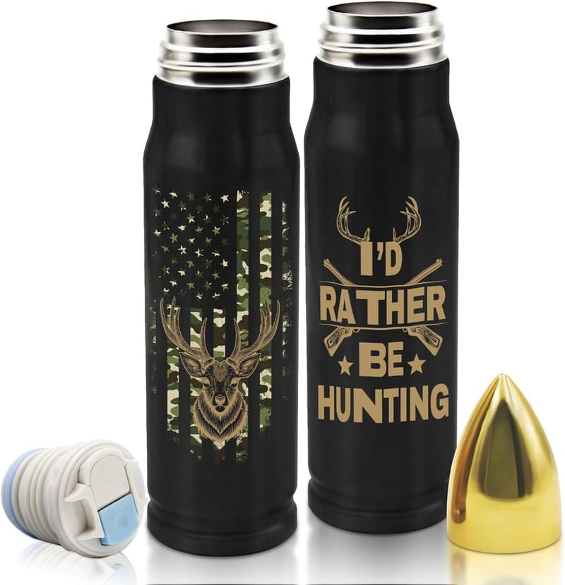 Birthday Hunting Tumbler, 17 Oz Stainless Steel for Men