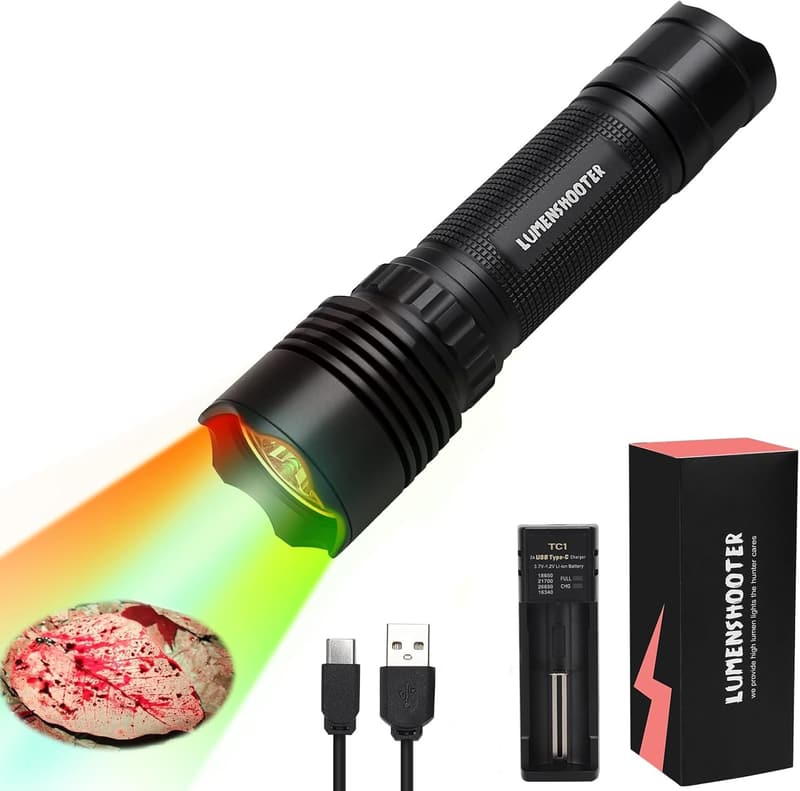 Deer Blood Tracking Flashlight for Hunters