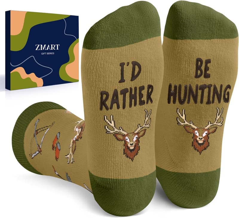 Outdoorsman Sports Socks - Gifts for Hunting & Running Fans
