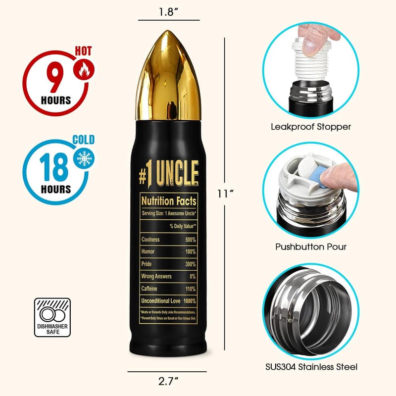 Father's Day - Uncle Travel Tumbler 17oz