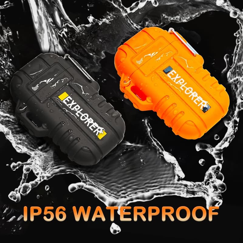 Outdoor Dual Arc USB Rechargeable Lighter Set